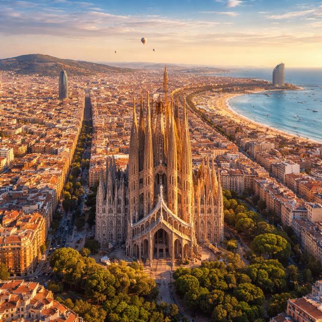 Fly drive Barcelona