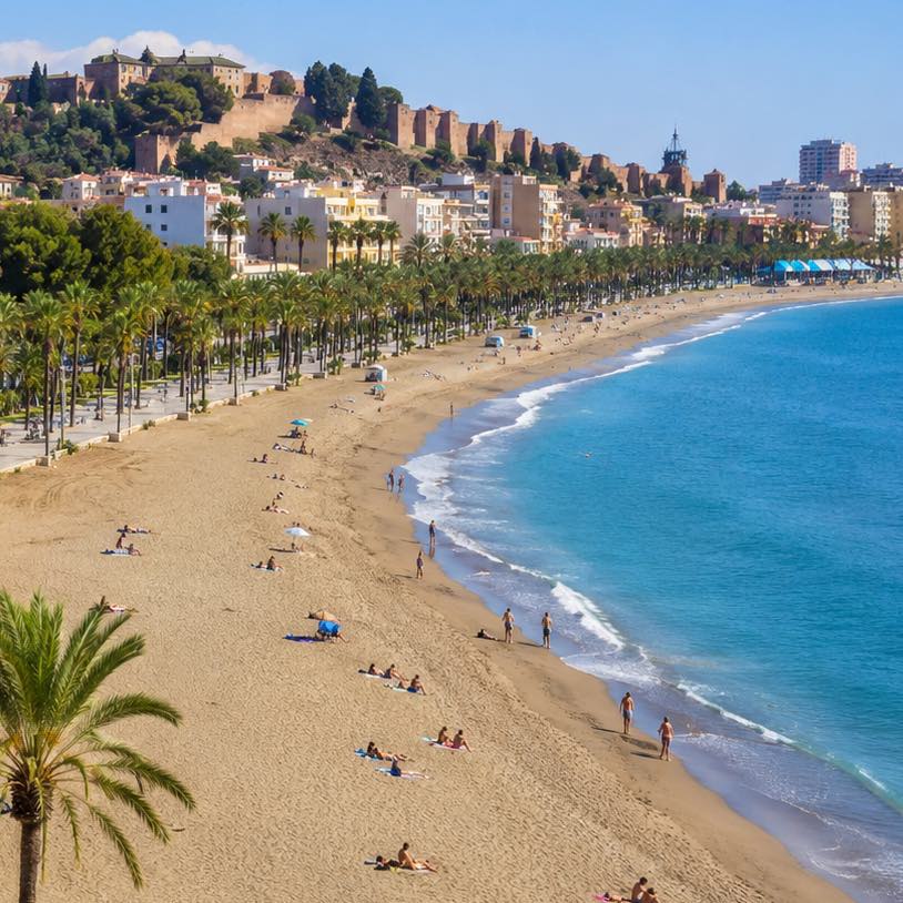 Málaga strand